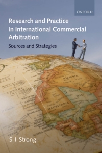 Omslagafbeelding: Research and Practice in International Commercial Arbitration 9780199238309