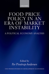 Cover image: Food Price Policy in an Era of Market Instability 9780198718574