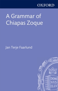 Immagine di copertina: A Grammar of Chiapas Zoque 9780199693214