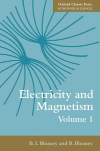 Cover image: Electricity and Magnetism, Volume 1 3rd edition 9780199645428