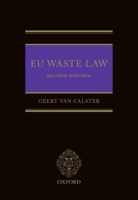 Imagen de portada: EU Waste Law 2nd edition 9780191030482