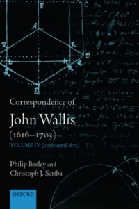 Cover image: Correspondence of John Wallis (1616-1703) 9780198569480