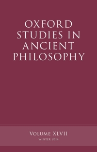 Cover image: Oxford Studies in Ancient Philosophy, Volume 47 1st edition 9780198722717