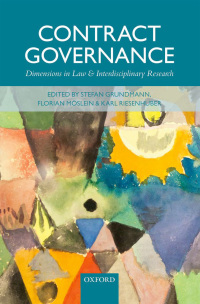 Cover image: Contract Governance 1st edition 9780198723202