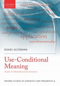 Cover image: Use-Conditional Meaning 9780198723837
