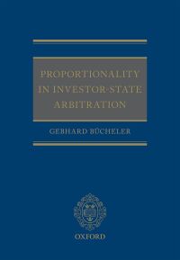 Titelbild: Proportionality in Investor-State Arbitration 9780191036323