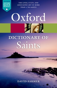 Cover image: The Oxford Dictionary of Saints, Fifth Edition Revised 5th edition 9780199596607