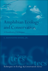 Cover image: Amphibian Ecology and Conservation 1st edition 9780199541195