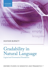 表紙画像: Gradability in Natural Language 9780198724797