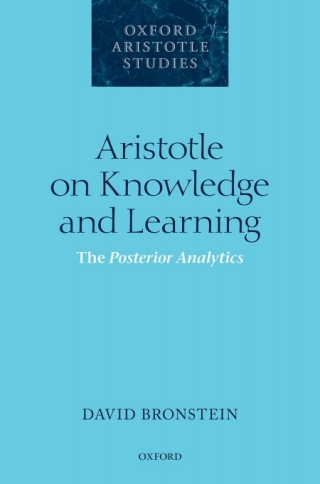 Cover image: Aristotle on Knowledge and Learning 9780198724902