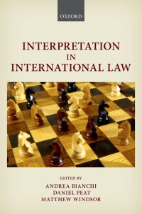 Cover image: Interpretation in International Law 1st edition 9780198828716