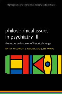 Cover image: Philosophical issues in psychiatry III 1st edition 9780198725978