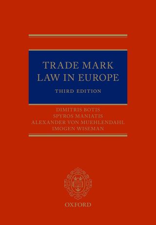 Titelbild: Trade Mark Law in Europe 3e 3rd edition 9780191038969