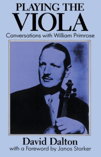 Cover image: Playing the Viola 1st edition 9780198161950