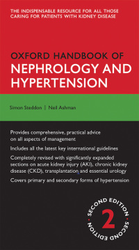 Cover image: Oxford Handbook of Nephrology and Hypertension 2nd edition 9780199651610