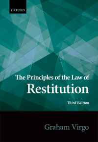 Imagen de portada: The Principles of the Law of Restitution 3rd edition 9780191039805