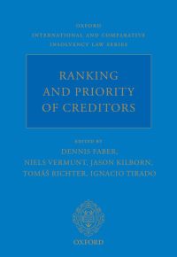 Cover image: Ranking and Priority of Creditors 1st edition 9780198727293