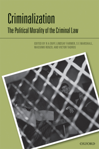 Cover image: Criminalization 1st edition 9780198726357
