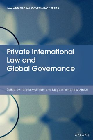 Cover image: Private International Law and Global Governance 1st edition 9780198727620