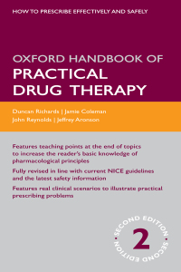 Imagen de portada: Oxford Handbook of Practical Drug Therapy 2nd edition 9780199562855