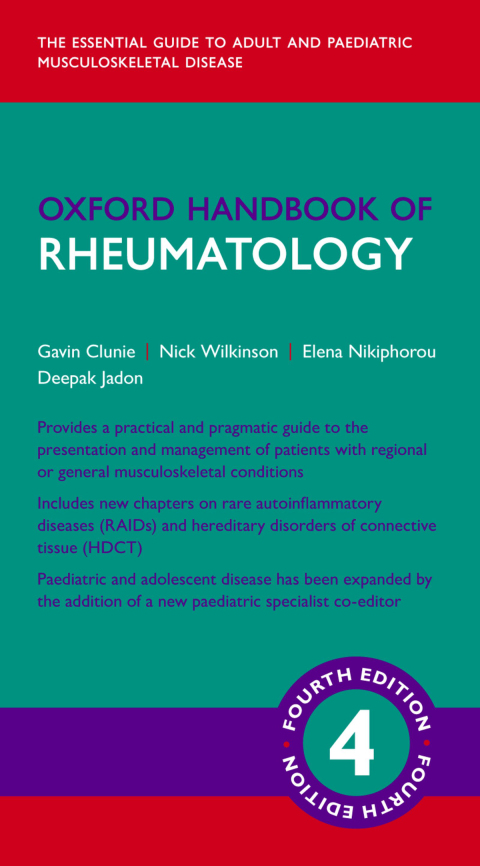 Oxford Handbook of Rheumatology, 4th Edition - FULL INSTANT DOWNLOAD | PDF DOCX EPUB
