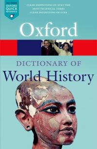 Cover image: A Dictionary of World History 3rd edition 9780199685691