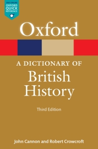 Cover image: A Dictionary of British History 2nd edition