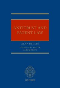 Imagen de portada: Antitrust and Patent Law 9780198728979