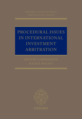 Cover image: Procedural Issues in International Investment Arbitration 9780191044885