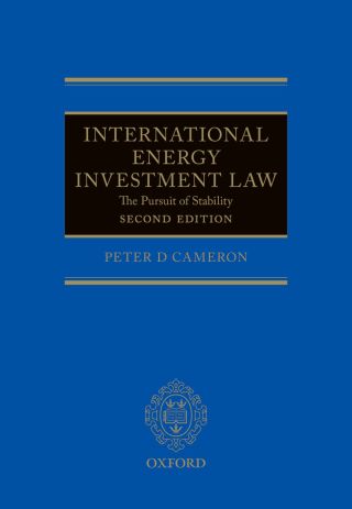 Cover image: International Energy Investment Law 2nd edition 9780198732471