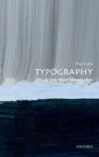 Cover image: Typography: A Very Short Introduction 9780199211296