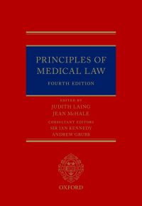 Cover image: Principles of Medical Law 4th edition 9780198732518