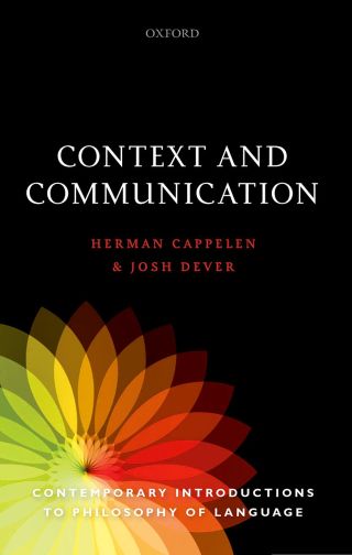 Cover image: Context and Communication 9780191047411