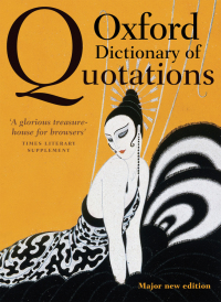 Titelbild: Oxford Dictionary of Quotations 8th edition 9780199668700