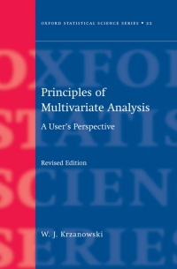 Cover image: Principles of Multivariate Analysis 2nd edition 9780198507086