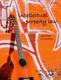 Imagen de portada: Intellectual Property Law Directions 2nd edition 9780199688104