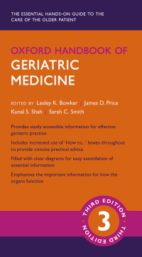 Cover image: Oxford Handbook of Geriatric Medicine 3rd edition 9780191058202