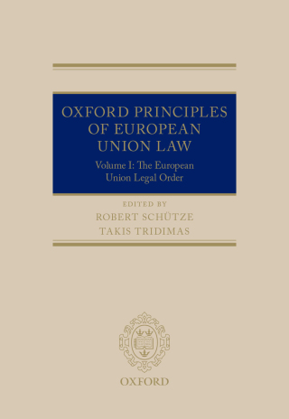 Cover image: Oxford Principles of European Union Law 1st edition 9780199533770
