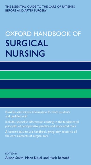 Cover image: Oxford Handbook of Surgical Nursing 1st edition 9780199642663