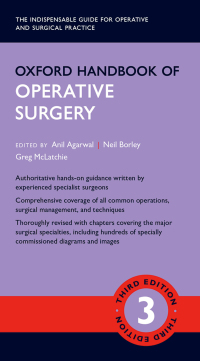 Cover image: Oxford Handbook of Operative Surgery 3rd edition 9780199608911