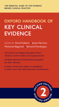 Cover image: Oxford Handbook of Key Clinical Evidence 2nd edition 9780198729426