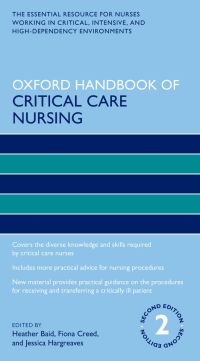 Oxford Handbook Of Critical Care Nursing 2nd Edition | 9780198701071 ...