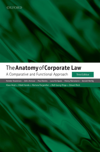 Cover image: The Anatomy of Corporate Law 3rd edition 9780198739630