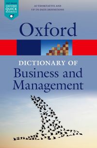 Cover image: A Dictionary of Business and Management 6th edition 9780199684984