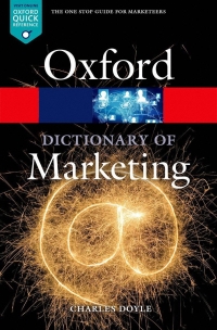 Omslagafbeelding: A Dictionary of Marketing 4th edition 9780198736424
