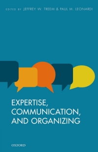 Cover image: Expertise, Communication, and Organizing 1st edition 9780198739227