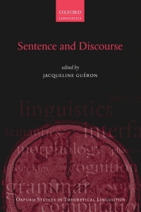 Cover image: Sentence and Discourse 1st edition 9780198739425