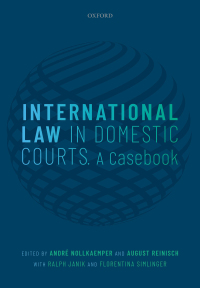 Imagen de portada: International Law in Domestic Courts 1st edition 9780198739753