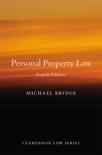 Cover image: Personal Property Law 4th edition 9780198743071