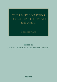 Cover image: The United Nations Principles to Combat Impunity: A Commentary 1st edition 9780198743606